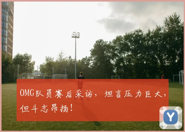 OMG队员赛后采访，坦言压力巨大，但斗志昂扬！